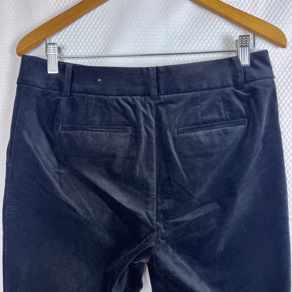 TALBOTS Heritage Ankle Pants Women's 8P Black Velvet (F523) - Picture 4 of 8